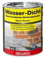decotric&reg; Dichtstoff Wasser-Dicht 375ml oder 750ml zum Verdichten von Rissen und