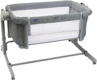 Chicco Beistellbett Next2Me Magic Evo Dark Grey, mit Schaukelmodus, inklusive