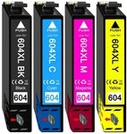 Druckerparadies 4er Pack Druckerpatronen 604 604XL kompatibel mit Epson XP-3205
