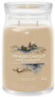 Yankee Candle Duftkerze Amber & Sandelholz Signatur Kerze 567 g