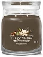 Yankee Candle Duftkerze Aromatic candle Signature glass medium Vanilla Bean Espresso