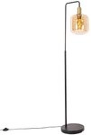 Qazqa Stehlampe Zuzanna, ohne Leuchtmittel, Warmwei&szlig;, QAZQA Stehlampe, e27,...