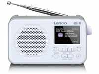 Lenco PDR-036WH Digitalradio (DAB) (DAB+,FM, 2 W, tragbar, digitale...