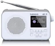 Lenco PDR-036WH Radio (DAB+ Radio,FM Radio,Tragbares Radio, 2 W, DAB+, FM,...