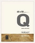 nielsen Bilderrahmen 654002 Quadrum deckend wei&szlig; 40X50cm