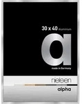 nielsen Bilderrahmen Aluminium Bilderrahmen Alpha, (1 St) silberfarben 30 x 40...
