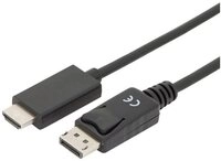 Digitus DisplayPort Adapterkabel, DP - HDMI Typ A, 3m, 4K@60Hz AK-340303-030-S