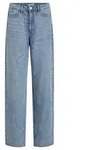 Vila Loose-fit-Jeans Vikelly (1-tlg) Plain/ohne Details blau 36