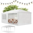 Juskys Partyzelt Partyzelt, mit 6 Seitenteilen, 18 m&sup2; gro&szlig;e Grundfl&auml;che,