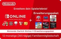 Nintendo Switch Online Family 365 + Erweiterungspaket (Download-Code), Nintendo