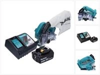 Makita Akku-Trennschleifer DCC 500 RT1 Akku Diamantschneider 18 V 125 mm...