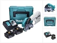 Makita Akku-Trennschleifer DCC 500 RTJ Akku Diamantschneider 18 V 125 mm...