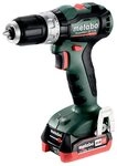 metabo Akku-Schlagbohrschrauber PowerMaxx SB 12 BL, 12 V, 2 x 4 Ah LiHD in...