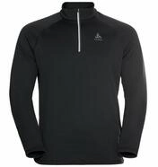 Odlo Langarmshirt 1/2 Zip Besso (w&auml;rmend, Stretch-Fleece) schwarz Herren
