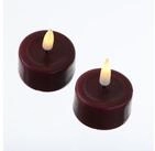 Deluxe Homeart LED-Kerze LED Teelichter Mia flackernd mit Batterien D:4,1cm...