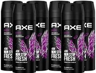 axe Deo-Spray 6x Axe Bodyspray Excite ohne Aluminiumsalze 150 ml, 6-tlg.