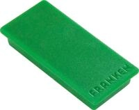 FRANKEN Magnet Haftmagnet 23mmx50mm gr&uuml;n VE=10 St&uuml;ck
