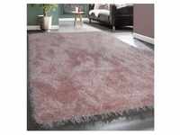 Hochflor-Teppich Glamour 300, Paco Home, rechteckig, Höhe: 70 mm, Uni Farben,...