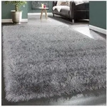 Paco Home Hochflor-Teppich Glamour 300, rechteckig, H&ouml;he: 70 mm, Uni Farben, mit