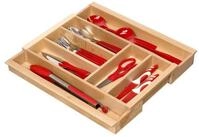SO-TECH&reg; Besteckeinsatz ORGA-BOX III Buche ausziehbar f&uuml;r Schubladenbreiten...