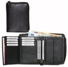 ALMADIH Brieftasche Leder P2H-RV Portemonnaie RFID-Schutz Hochformat