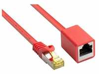 VARIA 8070VR-050R - Patchkabelverlängerung, S/FTP, 5m, rot LAN-Kabel, (500,00...
