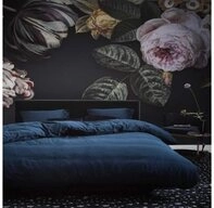 Essenza Bettw&auml;sche Baumwollsatin Minte Navy, Satin, 2 teilig