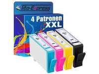 Tito-Express 4er Set ersetzt HP 364 XL 364XL Tintenpatrone (Multipack, für...