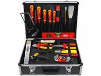 FAMEX Werkzeugset 789-10 Alu Werkzeugkoffer mit Werkzeug Set für den...