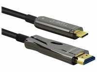 ROLINE USB Typ C - HDMI (AOC) Adapterkabel, ST/ST, 4K60 Audio- & Video-Adapter...