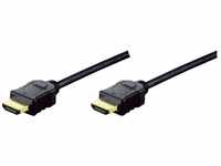 Digitus Digitus HDMI Anschlusskabel HDMI-A Stecker, HDMI-A Stecker 5.00 m Schw