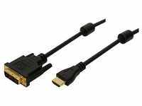 LogiLink Kabel HDMI auf DVI-D 2 m HDMI-Kabel