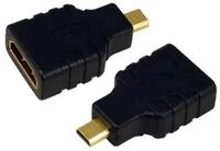 LogiLink AH0010 Kabeladapter HDMI D HDMI A Schwarz HDMI-Adapter