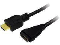 LogiLink HDMI-Kabel LogiLink Anschl. 19pin St/Bu 3,0 1.4 Gold HDMI-Kabel