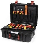 Wiha Werkzeugkoffer f&uuml;r Elektroinstallation (45530), Set f&uuml;r Profi & Azubi