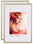 IDEAL TREND Bilderrahmen 2er 3er 5er Pack Bilderrahmen Kunststoff Lifestyle Foto