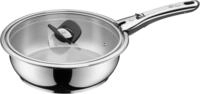 WMF Suppentopf Click&Serve Sauteuse, 24 cm, Cromargan Edelstahl rostfrei 18/10 (1x