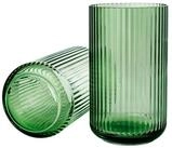 Lyngby Porcel&aelig;n Tischvase aus Glas in S&auml;ulenform mit Rillen-Struktur,...
