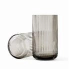 Lyngby Porcel&aelig;n Dekovase Glas Grey Smoke 25 cm
