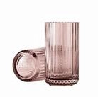 Lyngby Porcel&aelig;n Dekovase Glas Burgunder 15 cm