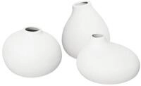 blomus Blumentopf -NONA- 3er Set Porzellan Vase: Modernes Design