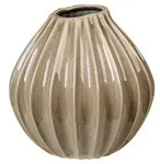 Broste Copenhagen Dekovase Broste Copenhagen Wide Keramik Vase grau 0 cm x 25 cm