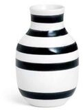 K&auml;hler Tischvase Vase Omaggio S schwarz-wei&szlig;, Vasen&ouml;ffnung ca. 4 cm...