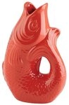 Giftcompany Dekovase Monsieur Carafon Vase / Karaffe Fisch L coral red 2,7l (Vasen)