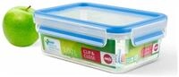 Emsa Vorratsdose CLIP & CLOSE Frischhaltedose (transparent/blau, 1,0 Liter)