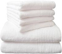 Dyckhoff Handtuch Set Brillant, Walkfrottee (Set, 6-St), mit Streifenbord&uuml;re,4