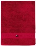 #1 Topseller Handt&uuml;cher Tommy Hilfiger Duschtuch LEGEND, Red, Baumwolle (1-St)