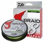 Daiwa Angelschnur, 150 m L&auml;nge, Daiwa J-Braid X8 0.24mm-150m Chartreuse Geflochtene