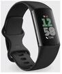 fitbit Sportuhr Fitbit Charge 6 - Schwarz Aluminium Fitnessuhr Smartwatch...