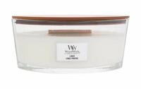 Woodwick Duftkerze Heartwick Flame Ellipse Scented Candle - Linen